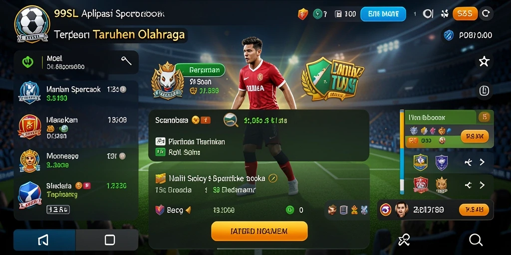Screenshot gameplay Sportsbook 99SL yang menarik dan interaktif.