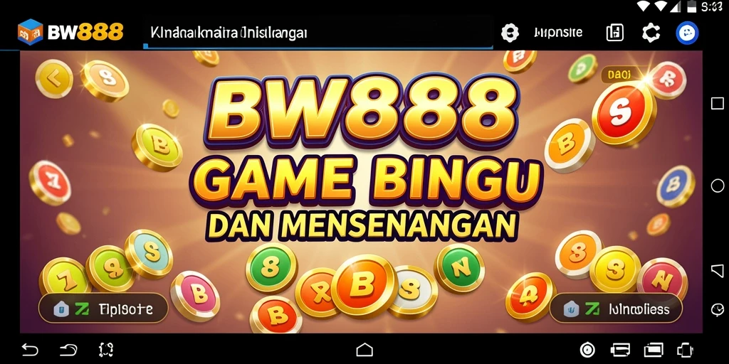 Gameplay seru BW888 yang mengasyikkan saat bermain Bingo.