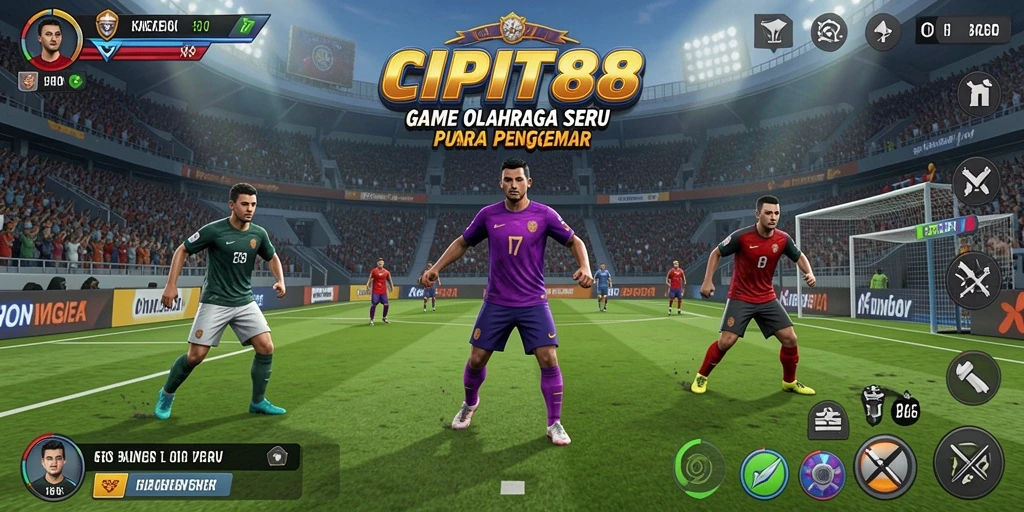 Tampilan screenshot utama CIPIT88 menampilkan aksi seru dalam gameplay olahraga.
