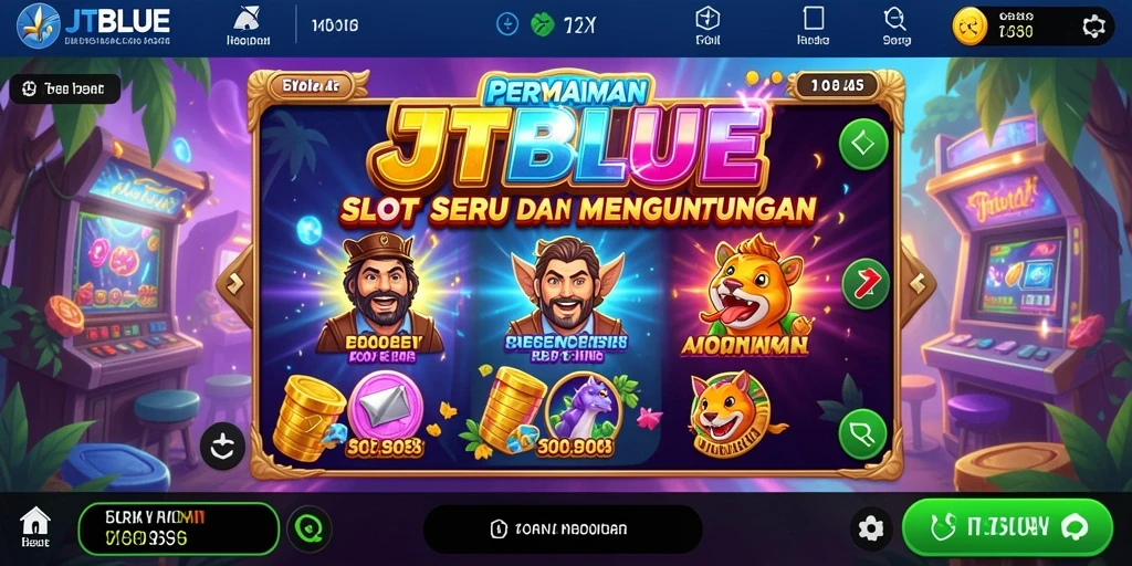 Tampilan menarik dari permainan Slot JTBLUE yang mengasyikkan.