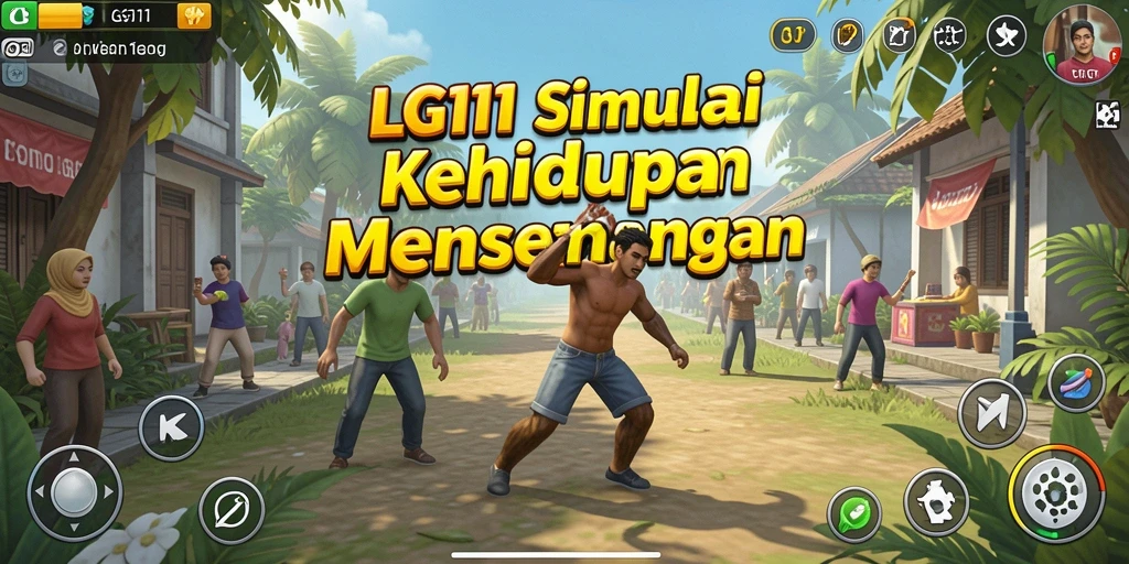 Tampilan gameplay menarik dari LG111 dengan karakter dan lingkungan hidup.